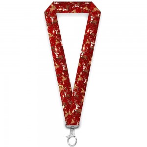 Lanyard personalizat Craciun reni